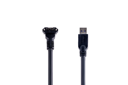 USB3.2 ACC High Flex./ Type-A to Micro-B Down Angled with Screwlock