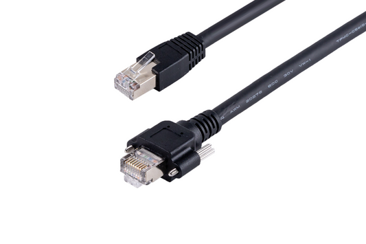 Cat.5e/RJ45 to RJ45 with Screwlock