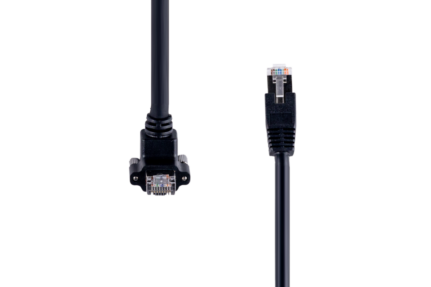 Cat.5e High Flex/RJ 45 to RJ45 Up Angled with Screwlock