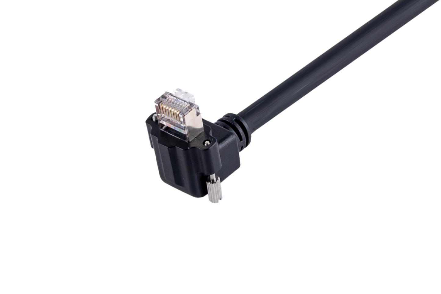 Cat.5e High Flex/RJ 45 to RJ45 Up Angled with Screwlock