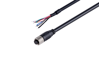 I/O cable High Flex/M12 A Code waterproof connector to open