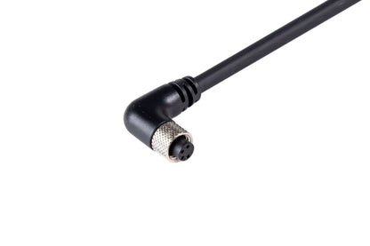 I/O cable High Flex/M8 A Code waterproof Right Angled connector to open