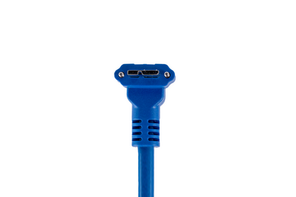 USB3.2 ACC/Type-A to Micro-B Down Angled with Screwlock