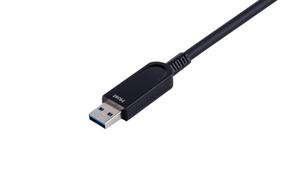 USB3.2アクティブ光ケーブル (AOC)/Type A - Micro B　スクリューロック付