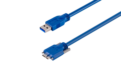 USB3.2 ACC/Type A - Micro B ケーブル　スクリューロック付