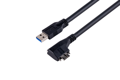 USB3.2 High Flex/Type-A to Micro-B Right Angled with Screwlock