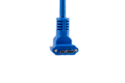 USB3.2/Type-A to Micro-B Up Angled with Screwlock